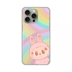 Silikonska maska za iPhone 15 Pro Max 6.7 Print Skin La Bubu Rainbow