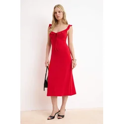 Trendyol Obleka rdeča