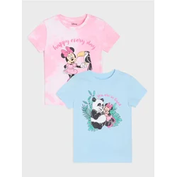 Sinsay - Pamučne majice sa printom 2 kom Minnie Mouse - roze