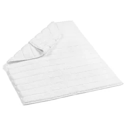 Lessentiel Maison Poldoga za kupatilo Striped Terry, 60x90 cm, Bela