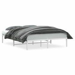 Metalni okvir za krevet bijeli 160x200 cm
