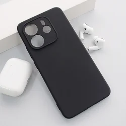 Maska za Redmi Note 14 4G mat Skin Silikon crna