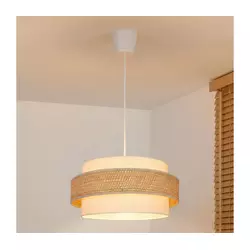 Brilagi - Luster na lanku SPACE 1xE27/60W/230V prečnik 40 cm bež/krem