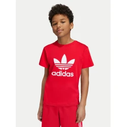 adidas Majica adicolor Trefoil IY7423 Rdeča Regular Fit
