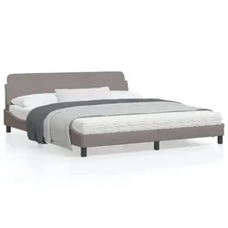 Okvir za krevet Dover smeđesivi 180x200 cm od tkanine