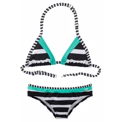 KangaROOS Bikini neonsko modra / mešane barve / črna / bela
