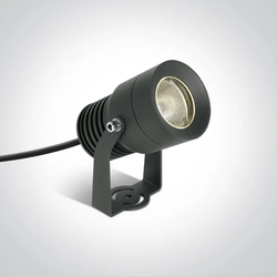 REFLEKTOR LED/10W/3000K/850lm/50°/240V IP65 ANTRACIT