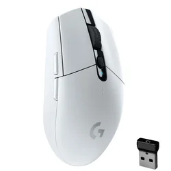 Miš  Logitech Gaming Brezžična G305 LightSpeed bela (910-005291)