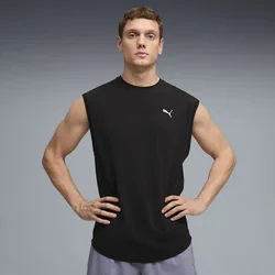 PUMA Run coolCELL Sleeveless Singlet Men, Clothing, Black, L