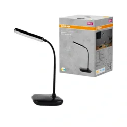 Stona lampa sa LED svetlom i touch podešavanjem 12W OSRAM crna