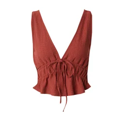 EDITED Top Juliena  rdeča
