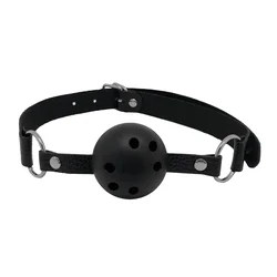 SuperLove Breathable Ball Gag Black