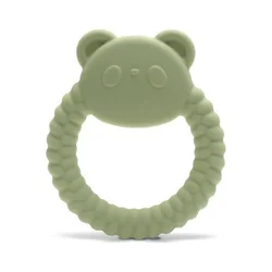 Lorelli silikonska glodalica za bebe panda - natural fresh green ( 10210870004 )