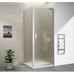 SIGMA SIMPLY kvadratna vrtljiva vrata z zaslonom 800x800 mm L/R, opečnato steklo - 80x80 cm - Gelco - SIGMA SIMPLY - 36 - Kvadratne tuš kabine - 800 - 1900 - 800 - 6 - 14