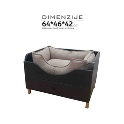 Dior krevet za kucne ljubimce sa fiokom 64x46x42
