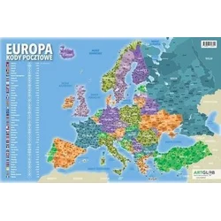 shumee Evropa. Poštne številke. Podloga za pisalno mizo