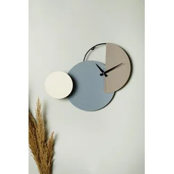 Wallity Zidni sat Myk2097-20, 47x31 cm, Plavo-bež