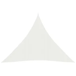 Jedro za zaštitu od sunca 160 g/m2 bijelo 4,5x4,5x4,5 m HDPE