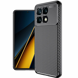 Techsuit – CarbonFiber maska za Xiaomi Poco X6 Pro – crna
