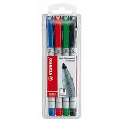 Stabilo OHP FLOM.VODOTOPEN 853 SET 1/4 1,0 mm