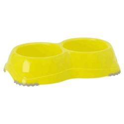 Moderna Dupla posuda Double Smarty Bowl Medium - žuta