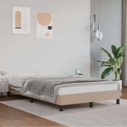 Okvir za krevet boja cappuccina 120x200 cm umjetna koža