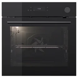 SPJUTBO Prava pećnica s ventilatorom, komb funkcija kuvanja na pari funkcija friteze na vruć vazduh/crna IKEA 700
