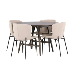Jedilniški komplet Dallas 4570 (Beige) 75cm