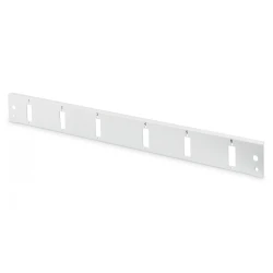 FO front plate for fiber optic panel (for DN-96200-QL) 6x SC duplex 1U, gray