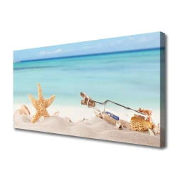 tulup.si Slika na platnu Starfish školjke beach 100x50 cm