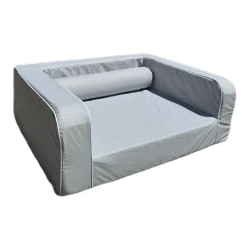ZAMPINOO Sofa Miyo Basic Krevet za pse sa memorijskom penom, 90 x 70 x 30 cm, Siva