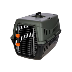 IATA 3 Transporter za ljubimce, 58x38x38cm, Crno-maslinasti