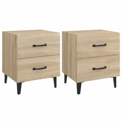 Vidaxl Nočna omarica 2 kosa sonoma hrast 40x35x47,5 cm