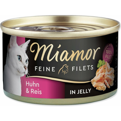 MIAMOR MAČJA HRANA  FINE FILETS 6 X 100 G PIŠČANEC & RIŽ