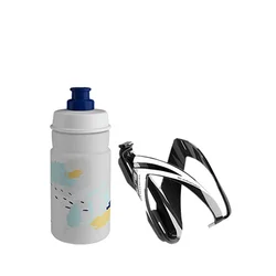BIDON+NOSAČ BIDONA ELITE KIT CEO glossy-clear blue 350ml