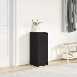 Ormarić za cipele crni hrast 29,5x34x76 cm konstruiranog drva