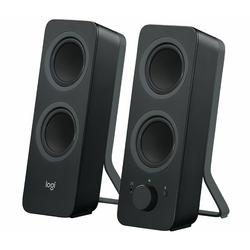 Logitech Z207, 2.0, 5 Watts RMS/10 Watts Peak power, Bluetooth, black