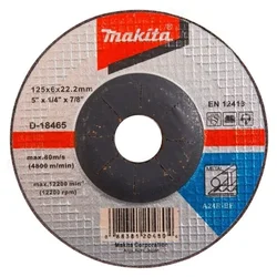 Brusni disk sa presovanim centrom Makita D-18465