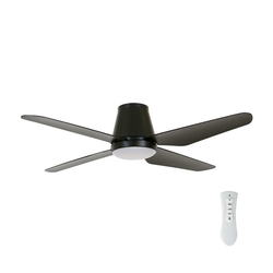 Lucci Air 213002 - LED plafonski ventilator AIRFUSION ARIA LED/18W/230V crna + daljinski upravljač