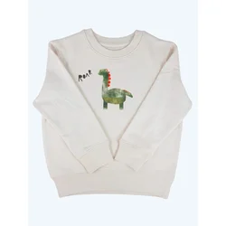 MelaDi Majica Dino naravno bela