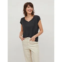 Vila Majica Modala 14074847 Črna Relaxed Fit