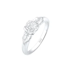ELLI Prstan Rose, Vintage, srebrna