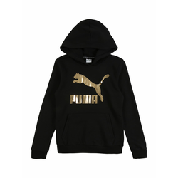 PUMA Duks za devojčice Classics Logo Hoodie G, 530209-01, Crni