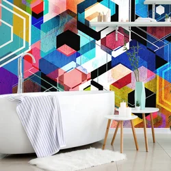 Samolepilna tapeta abstraktna geometrija - 98x66