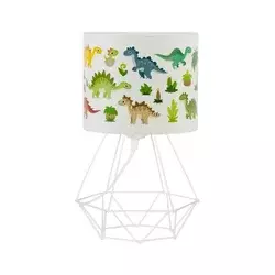 Dečija stona lampa KIDS ROOM 1xE27/60W/230V prečnik 18 cm dinosaurus