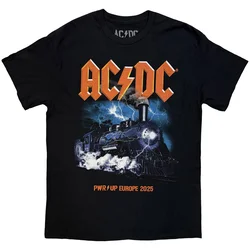 AC/DC Train EU Tour 25 (Back Print & Ex-Tour) Black L Majica
