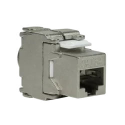 Logilink Keystone modul, Cat6A, STP, 17.2mm, 22-26 AWG, toolless, srebrna