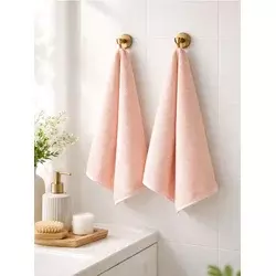 Sinsay - Jednobojni pamučni peškiri 2 pack - roze