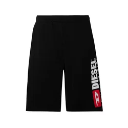 DIESEL Hlače rdeča/črna/bela