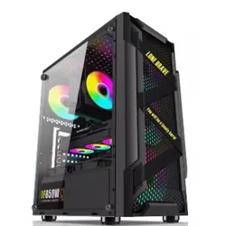 Stars Solution Q180 Crno, Tempered glass, 4x12cm ARGB Kuciste